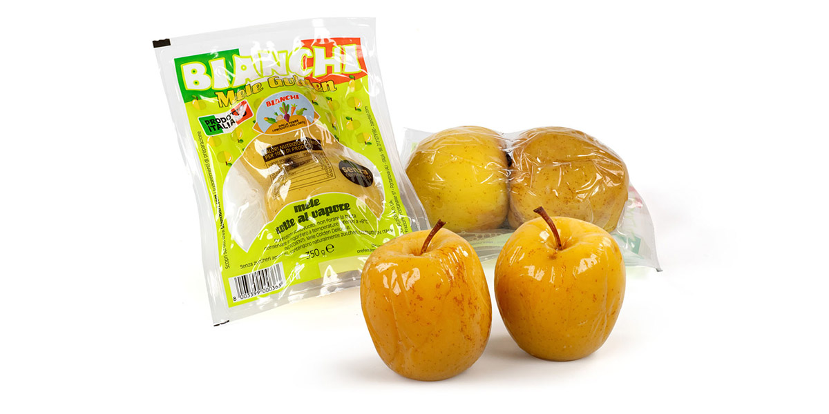Le Golden Delicious si gustano al vapore